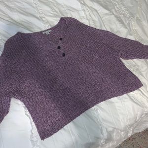 Boxy purple sweater (American Eagle)